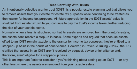 Tread Carefully With Trusts